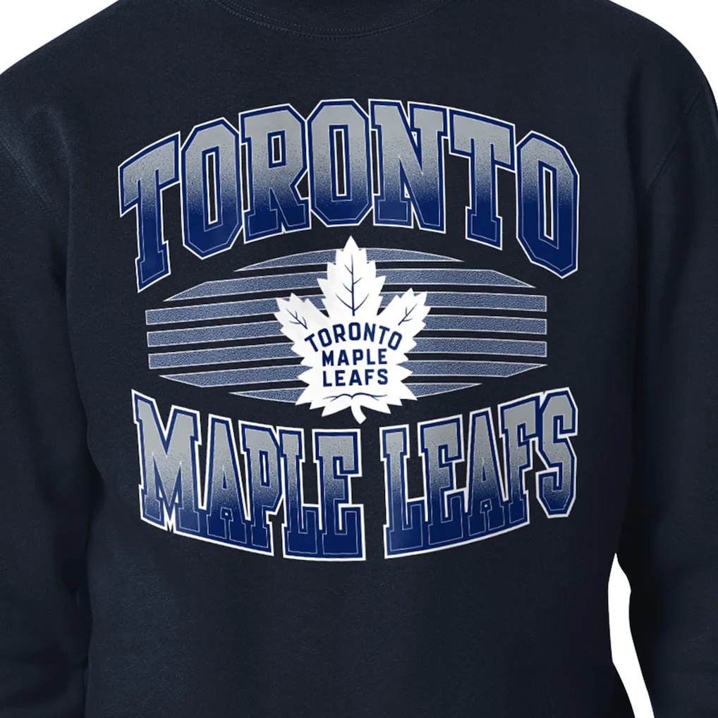 Toronto Maple Leafs Starter Team Grit Graphic Fleece Pullover Sweatshirt