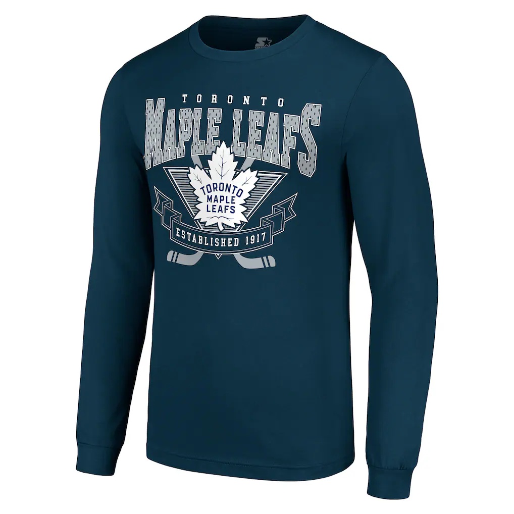 Toronto Maple Leafs Starter Team Logo Graphic Long Sleeve T-Shirt
