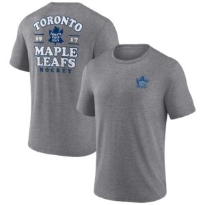 Toronto Maple Leafs Winger Tri-Blend T-Shirt - Heather Gray