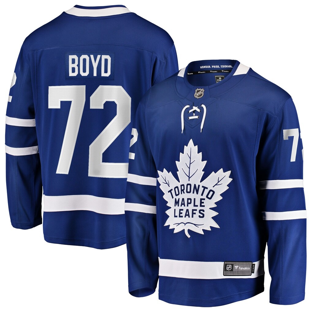 Travis Boyd Toronto Maple Leafs Fanatics Home Breakaway Jersey