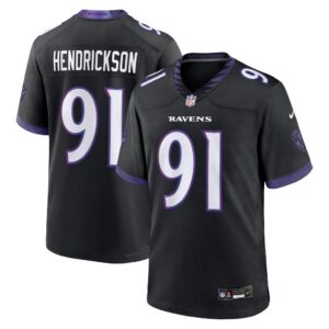 Trey Hendrickson Baltimore Ravens Nike Alternate Game Jersey