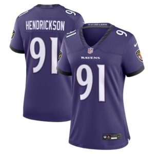 Trey Hendrickson Baltimore Ravens Nike Women's Team Game Jersey
