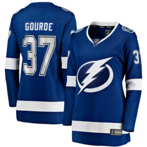 Yanni Gourde Tampa Bay Lightning Fanatics Women's Home Breakaway Player Jersey