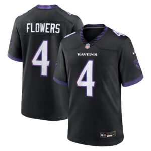 Zay Flowers Baltimore Ravens Nike Alternate Game Jersey