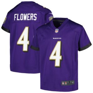 Zay Flowers Baltimore Ravens Nike Youth Game Jersey