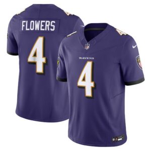 Zay Flowers Baltimore Ravens Nike Vapor F.U.S.E. Limited Jersey