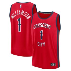 Zion Williamson New Orleans Pelicans Fanatics Fast Break Replica Player Jersey - Statement Edition
