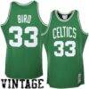 Larry Bird Boston Celtics Mitchell & Ness 1985/86 Hardwood Classics Authentic Jersey - - Front View