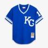 Bo Jackson Kansas City Royals Mitchell & Ness Authentic Batting Practice Jersey - - Side View