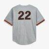 Will Clark San Francisco Giants Mitchell & Ness Authentic Batting Practice Jersey - Gray - Detail View