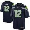 12th Fan Seattle Seahawks Nike Youth Game Jersey - - Front View