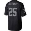 Fred Biletnikoff Las Vegas Raiders Mitchell & Ness Retired Player Legacy Replica Jersey - Black - Detail View