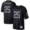 Fred Biletnikoff Las Vegas Raiders Mitchell & Ness Retired Player Legacy Replica Jersey - Black - Front View