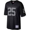 Fred Biletnikoff Las Vegas Raiders Mitchell & Ness Retired Player Legacy Replica Jersey - Black - Side View
