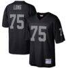 Howie Long Las Vegas Raiders Mitchell & Ness Retired Player Legacy Replica Jersey - Black - Front View