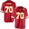 Nike Youth Kansas City Chiefs Mike DeVito Team Color Game Jersey - - Front View