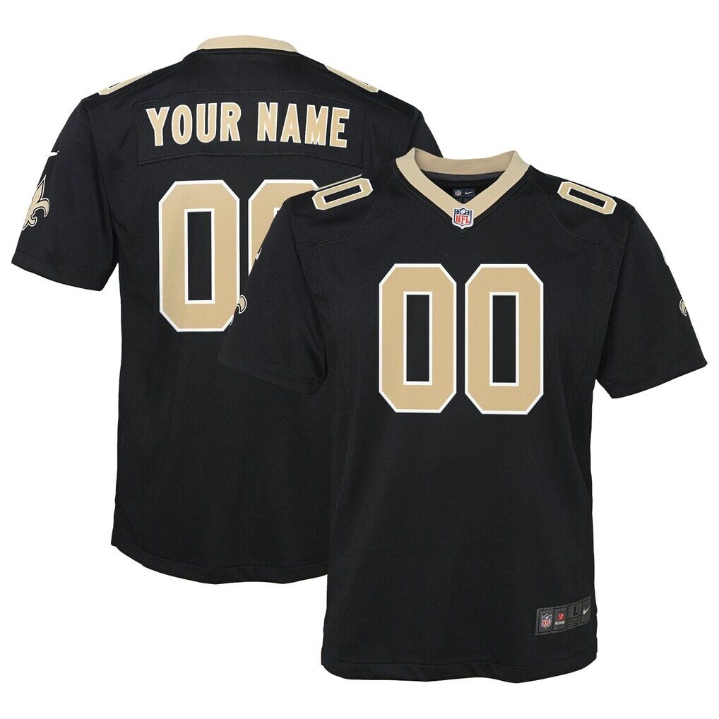New Orleans Saints Nike Youth Custom Game Jersey