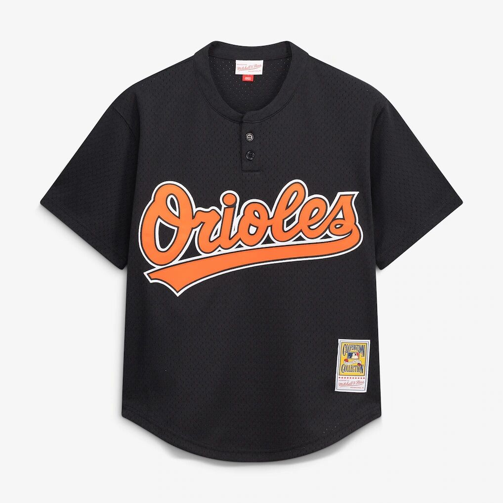 Cal Ripken Jr. Baltimore Orioles Mitchell & Ness Authentic Batting Practice Jersey