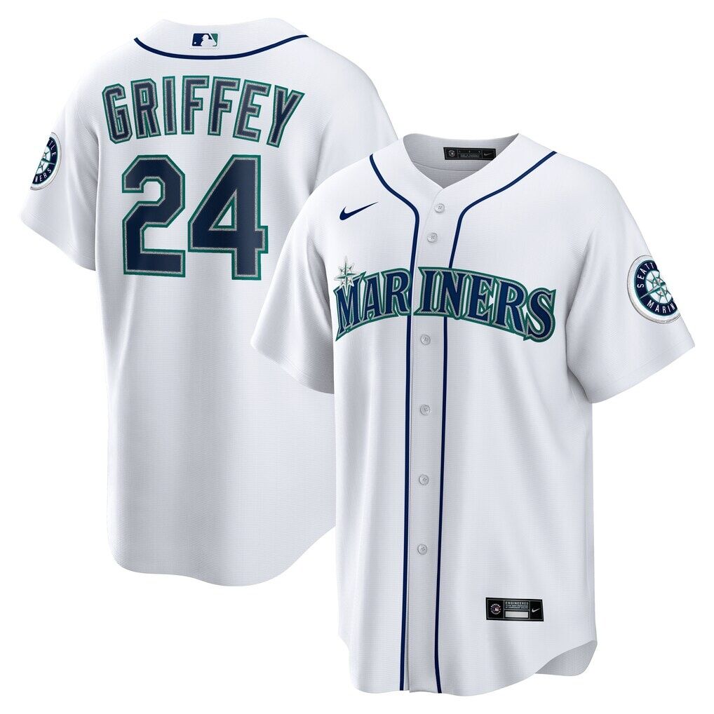 Ken Griffey Jr. Seattle Mariners Nike Home Replica Jersey