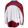Colorado Avalanche Fashion7 Away Breakaway Jersey - White - Detail View