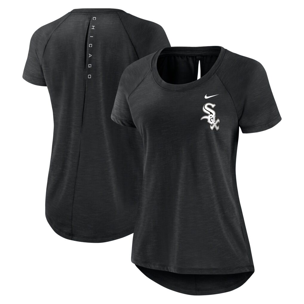 Chicago White Sox Nike Women's Summer Breeze Back Slit Raglan T-Shirt