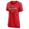 Chicago Blackhawks Fashion7 Women's Hit the Ice Tri-Blend T-Shirt - Red - Side View