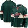 Minnesota Wild Fashion7 Home Breakaway Jersey - Green - Front View