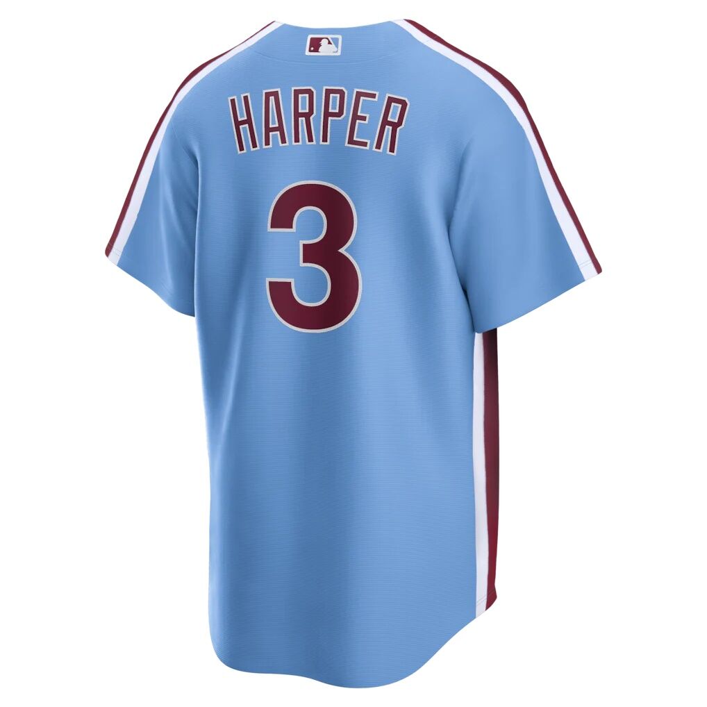 Bryce Harper Philadelphia Phillies Nike Alternate Replica Jersey - Light Blue