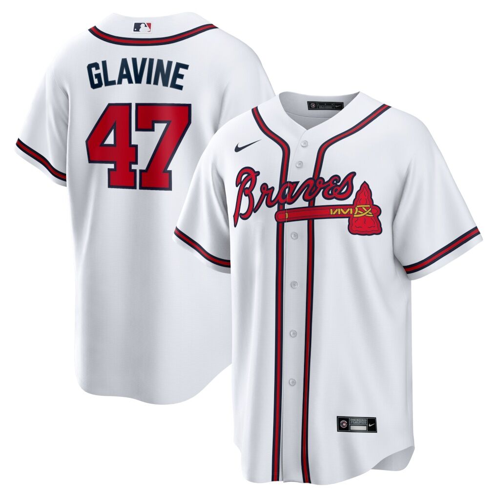 Tom Glavine Atlanta Braves Nike Home Retired Player Replica Jersey