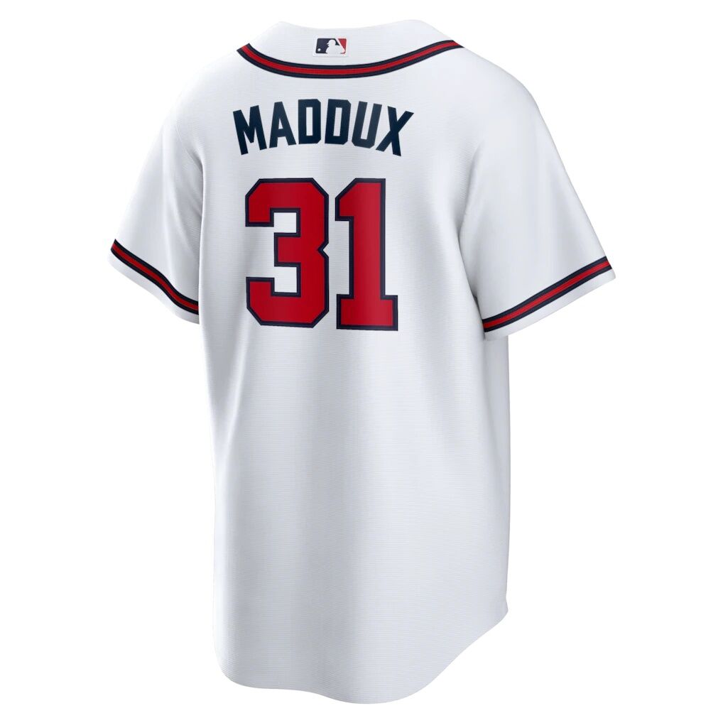 Greg Maddux Atlanta Braves Nike Home Retired Player Replica Jersey