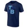 Tampa Bay Rays Fashion7 Record Shattered T-Shirt - Navy - Side View
