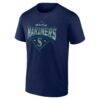 Seattle Mariners Fashion7 Ahead in the Count T-Shirt - Navy - Detail View