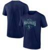 Seattle Mariners Fashion7 Ahead in the Count T-Shirt - Navy - Front View