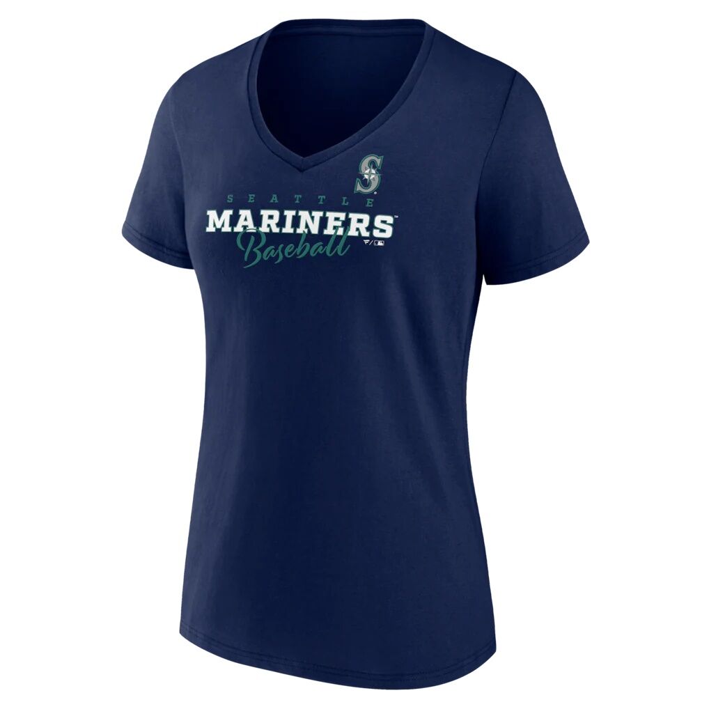 Seattle Mariners Fashion7 Women's Back in Business V-Neck T-Shirt