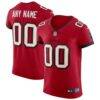 Tampa Bay Buccaneers Nike Vapor Elite Custom Jersey - Red - Front View