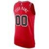 Chicago Bulls Nike Authentic Custom Jersey Red - - Detail View