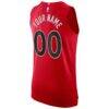 Toronto Raptors Nike 2020/21 Authentic Custom Jersey Red - - Detail View