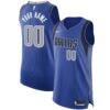 Dallas Mavericks Nike 2020/21 Authentic Custom Jersey Royal - - Front View
