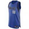 Dallas Mavericks Nike 2020/21 Authentic Custom Jersey Royal - - Side View
