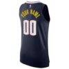 Denver Nuggets Nike 2020/21 Authentic Custom Jersey Navy - - Detail View