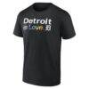 Detroit Tigers Fashion7 City Pride T-Shirt - Black - Side View