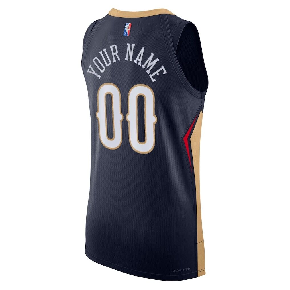 New Orleans Pelicans Nike 2021/22 Diamond Authentic Custom Jersey - Icon Edition