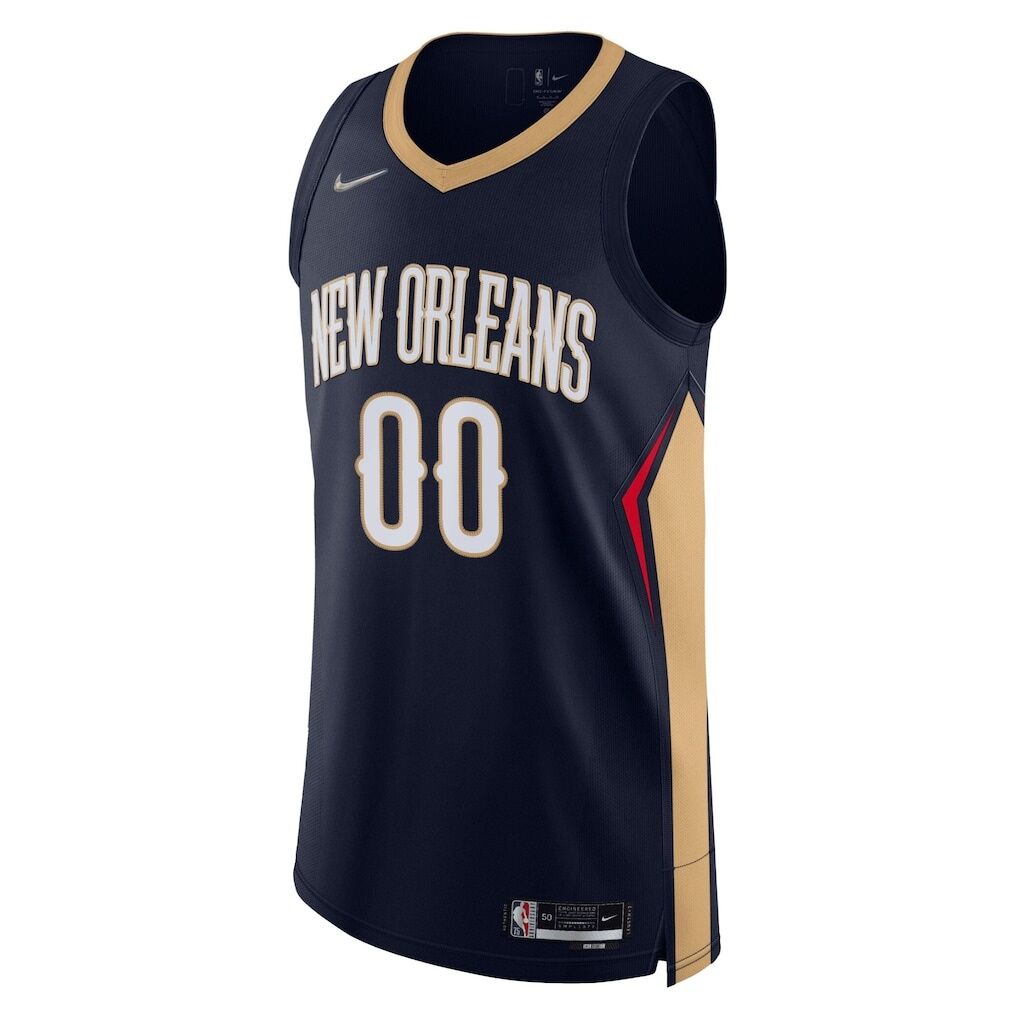 New Orleans Pelicans Nike 2021/22 Diamond Authentic Custom Jersey - Icon Edition