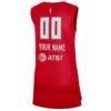 Atlanta Dream Nike Unisex 2021 Explorer Edition Victory Custom Jersey - Red - Detail View