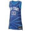 Chicago Sky Nike Unisex 2021 Rebel Edition Victory Custom Jersey - Sky Blue - Side View