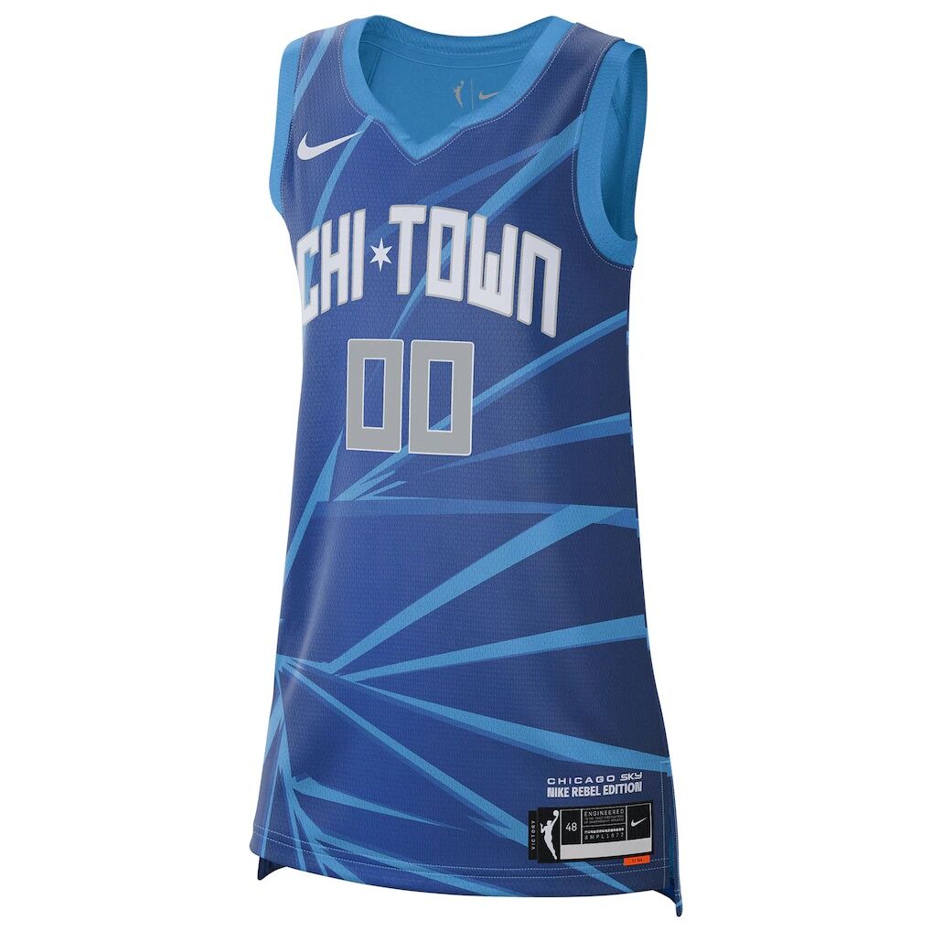 Chicago Sky Nike Unisex 2021 Rebel Edition Victory Custom Jersey - Sky Blue