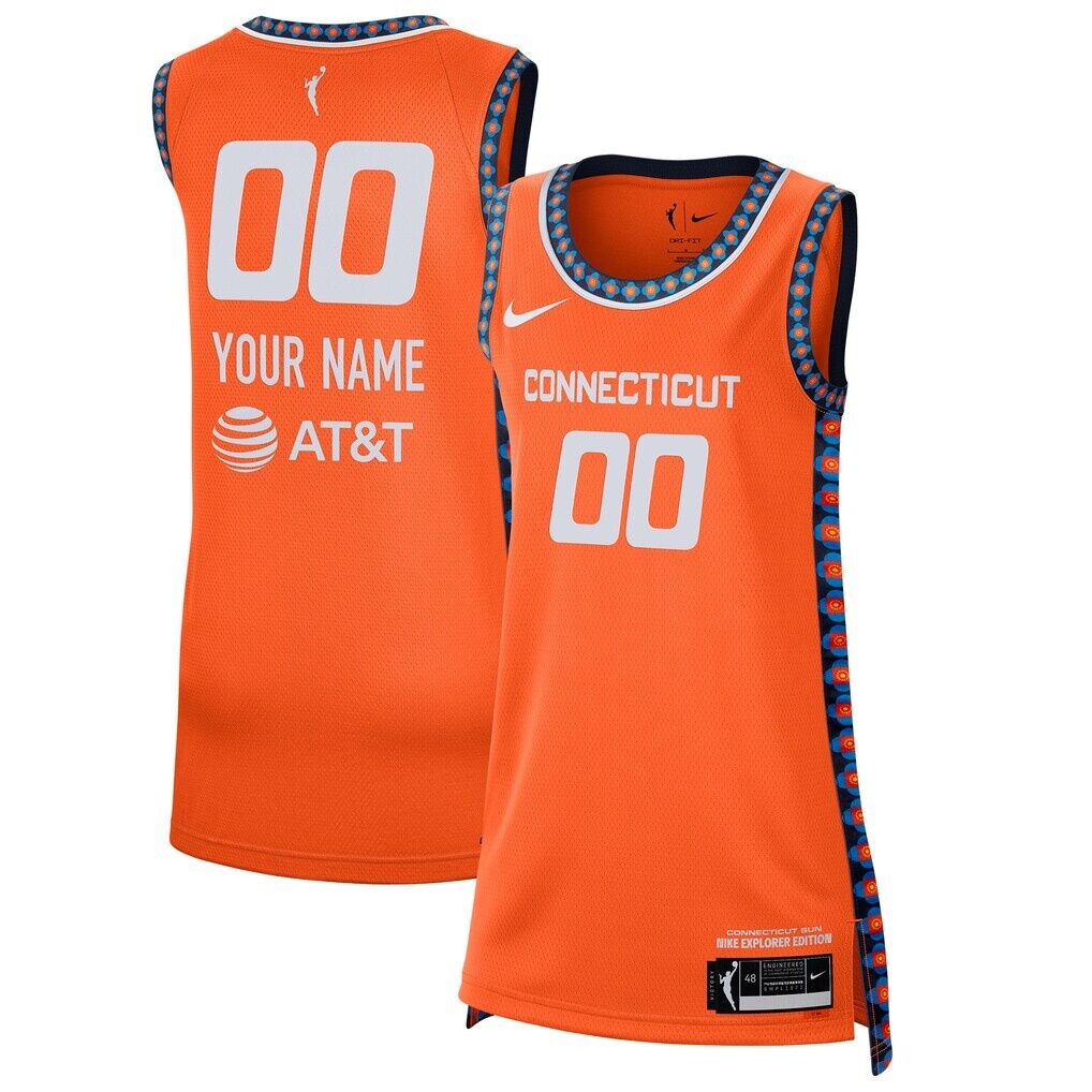 Connecticut Sun Nike Unisex 2021 Explorer Edition Victory Custom Jersey