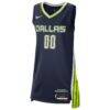 Dallas Wings Nike Unisex 2021 Explorer Edition Victory Custom Jersey - Navy - Side View