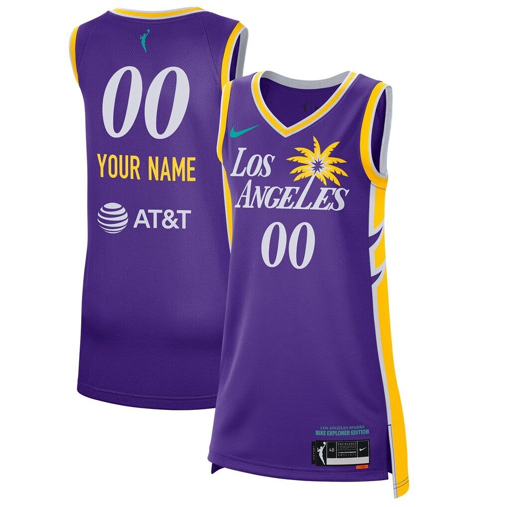 Los Angeles Sparks Nike Unisex 2021 Explorer Edition Victory Custom Jersey