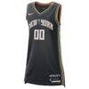 New York Liberty Nike Unisex 2021 Explorer Edition Victory Custom Jersey - Black - Side View